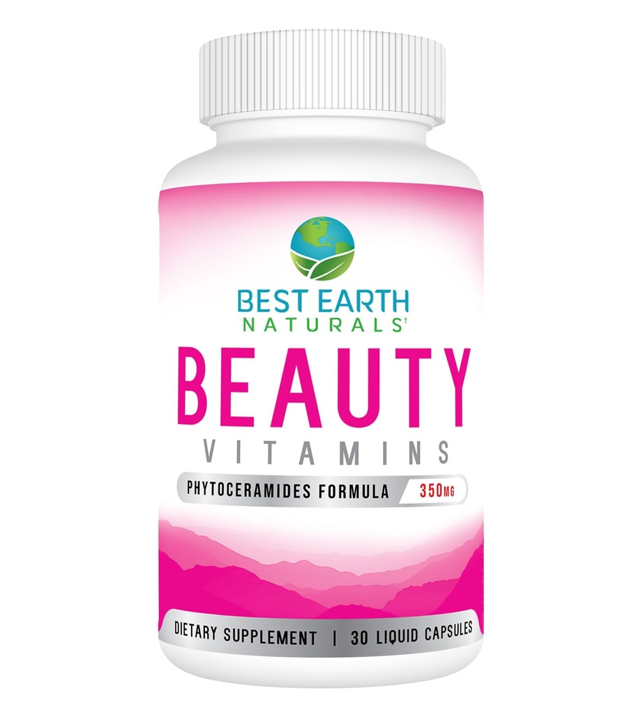 Cele mai bune naturale pământ frumusete vitamine Phitoceramidă pastile - piele hidratare suport supliment cu Alpha Acid lipoic și mai mult pentru a ajuta la promovarea pielii hidratate - 30 Conte