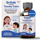 Tummy Calm Dr. Copii Copii Degajare de gaz & Susţinerea stomacului susţinut, Picături alternative de gaz pentru nou-născuţi & copii, Soluţie orală sigură şi blândă, Relief de constipaţie naturală, 5 Fl Oz (Pachet de 1)