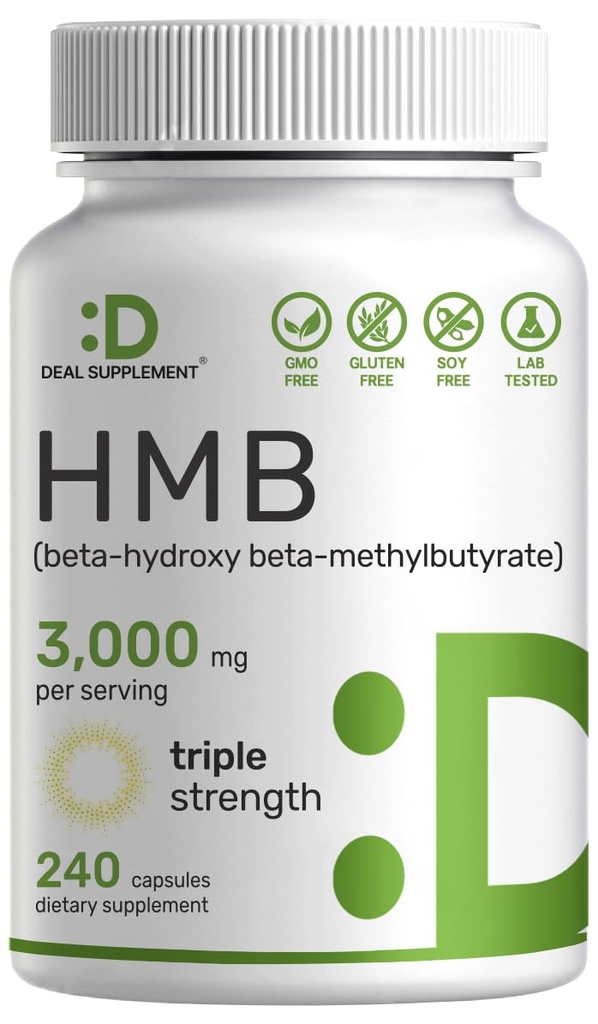 Ultra Putere HMB Suplimente 3000 mg per servire, 240 capsule 