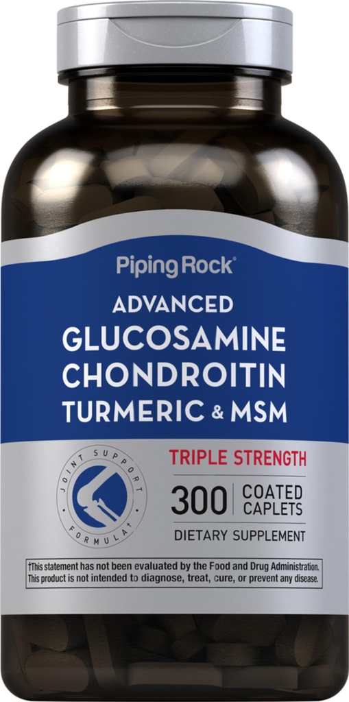 Piping Rock Glucosamine Chondroitin MSM Turmeric 