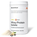Momentous Essential Grass-Fed Whey Pulbere de proteine - 20 g Whey Izolate Proteine - NSF Certificat pentru Sport - Gluten-Free - 24 Serviri pentru utilizare esențială în fiecare zi - Vanilie - Pachet mai Vary