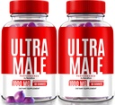 NutraRize (Pachet de 2 gume Ultra masculine 1000 MG, Vitamina Gumies, Toate Suplimentul Natural la Boost Performanță zilnică și sănătate generală, Recenzii UltraMale Oficiale (120 Gummies)