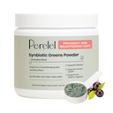 Perelel Synbiotic Greens Powder, Superfood Blend cu fructe, legume, Probiotice, Fibră, Spirulina & Chlorella, Daily Greens Supplement, Soy & Gluten Free, Non OMG, Acai Berry Flavor, 30 Servings