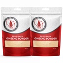 Red Panax Ginseng pulbere cu ginsenozide naturale (16 oz)- susține energie sănătoasă, vitalitate, mood și mai mult, coreeană Panax Ginseng Root pulbere pentru smoothies, cafea sau băuturi (2 pachete)