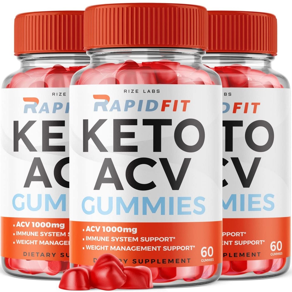laboratoare de rigoare - RapidFit Keto ACV Gumies pentru pierderea in greutate avansata cu cidru de mere supliment de otet ajuta la reducerea grasime burta pentru putere suplimentara (180 Gummies)