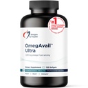 Proiectări pentru sănătate OmegAvail Ultra TG ulei de pește 1200mg - Trigliceride Formular Omega 3 Suplimentul de ulei de pește cu DHA/EPA - Nu gust de pește (120 Softgels)