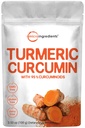 Extract de turmeric 95% Curcuminoide (Extract natural de turmeric și suplimente turmerice), 100 de grame, bogate în antioxidanți pentru sprijin comun și imun, fără OMG-uri, Vegan prietenos, India Origine