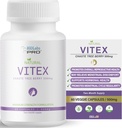 BIOLABS PRO Natural Vitex Chasteberry Supliment pentru femei - Pure Chaste Tree Berry Extract 500mg, Putere maxima Formulare, Capsule Vegane, Suportă echilibru hormonal - (60 Caps - 2 Month Supply)