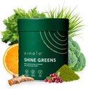 eimele | Shine Greens | Plant-Based Superfood Greens Powder for Gut Health | Supports Energy, Digestion & Immunity | Packed with Antioxidants, Essential Nutrients & Probiotics | 42 Servings (5.29oz)