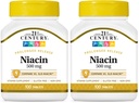 Niacin 500 mg comprimate cu eliberare prelungită, 100 Număr (27474) (pachet de 2)
