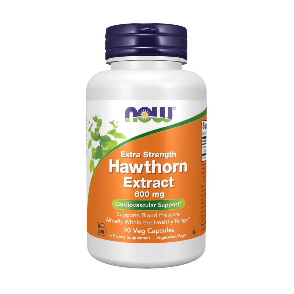 ACUM alimente Suplimente, Extract de Hawthorn 600 mg, Extra Putere, Suport cardiovascular *, 90 Veg Capsule