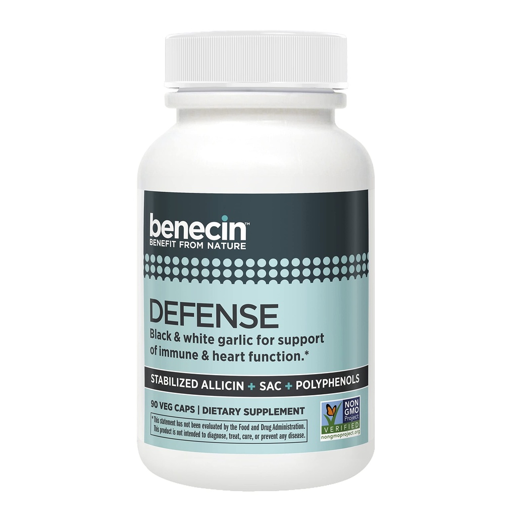 Benecin Defense 1500 mcg Allicin stabilizat pe capsulă 