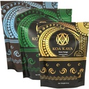 8 oz Koa Kava Bundle cu Tongan Premium, Fijian Waka și Vanuatu Waka Root Powder