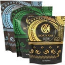 8 oz Koa Kava Bundle cu Tongan Premium, Fijian Waka și Vanuatu Waka Root Powder