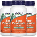 ACUM alimente acum alimente zinc picolinat, 50 mg, 120 Veg capsule, 3 ambalaj