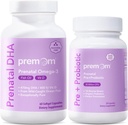 Premom Prenatal & Probiotice + Ulei de pește prenatal DHA