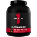 Regula 1 Gainer curat - Formula de mare-proteină Lean Gain cu 560 Calorii, 30g de proteine Full-Spectru, peste 90g carbohidrati, sub 6g de grăsime (15 serviri, ciocolată Fudge)