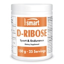 Supersmart - D-Ribose Powder (Zahăr natural) 6gm pe zi - Sinteza și producția ATP - Combustibil universal pentru energie 