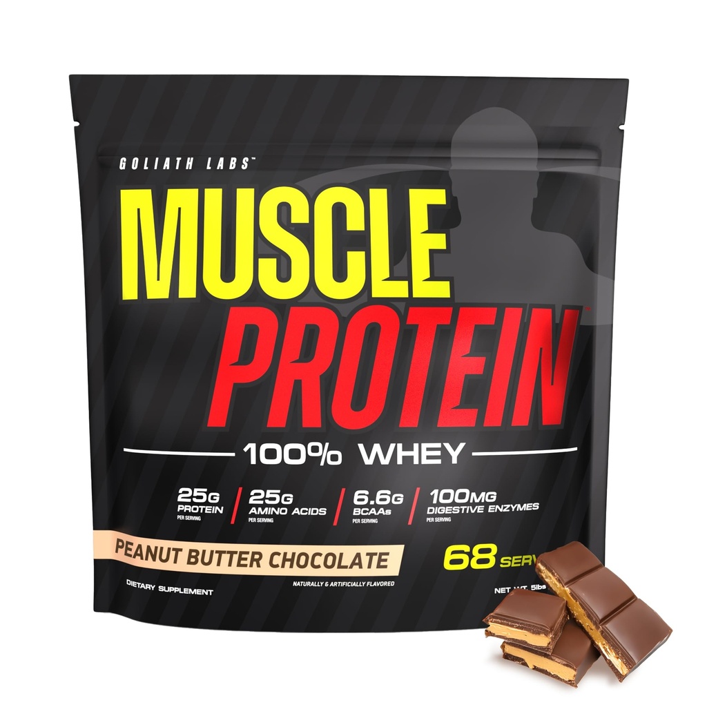 COLASAL LABS Proteina musculara Whey pulbere [5 lbs / Pachet de 1]