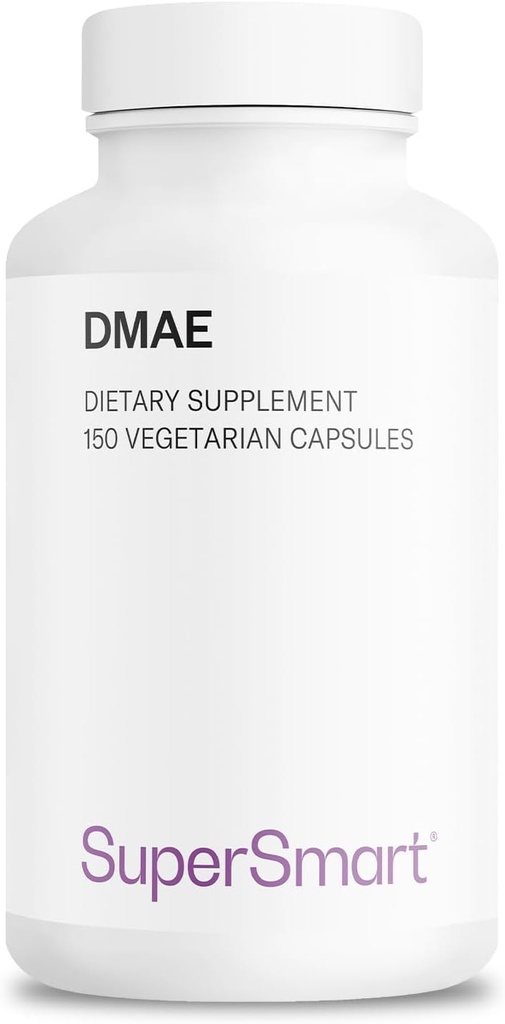 Supersmart - DMAE Supliment 390mg pe zi (Dimetilaminoetanol) - de la DMAE Bitartrat - Coline Production 