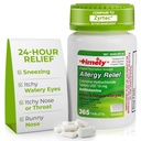Timpul-CAP LABS, INC. Cetirizină HCl 10 Mg 365 Tablete - 24 Ore Ajutor de alergie de la Strănut, Runny Nase, Itchy Watery Eyes, Itchy Throat sau nas