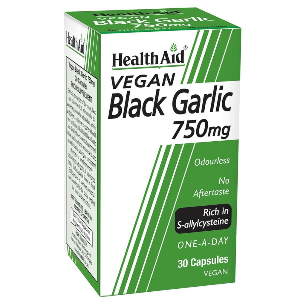 HealthAid Black Usturoi 30 Vegicaps 750 mg