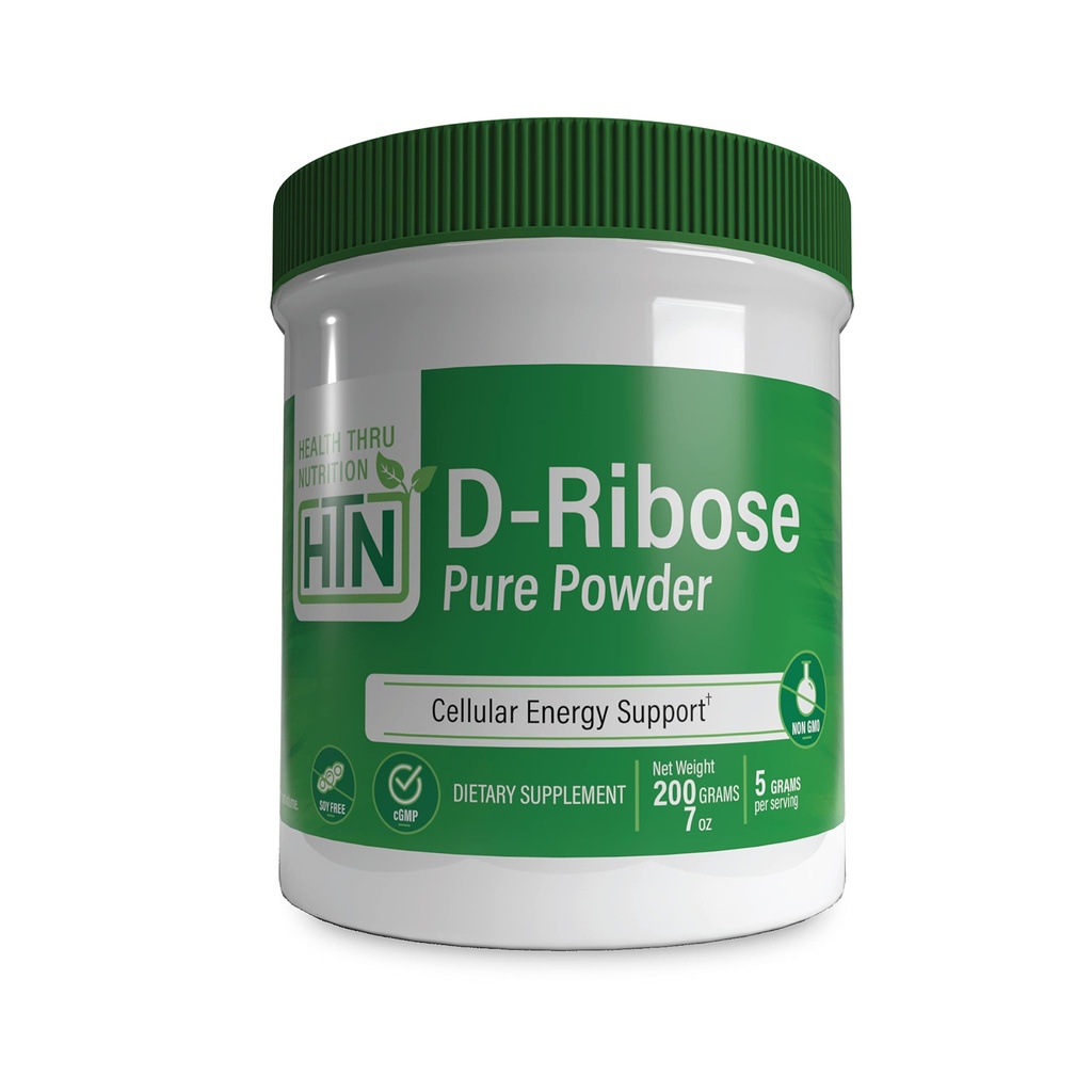 Sănătate Thru Nutriție D-Ribose Pulbere pură 200 Grams 