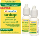 A+Health Earwax Remoping Drops, Carbamidă Peroxid 6,5%, Made in USA, Twin Pack, 1 fl Ounce (Două flacoane de 0,5 fl oz)