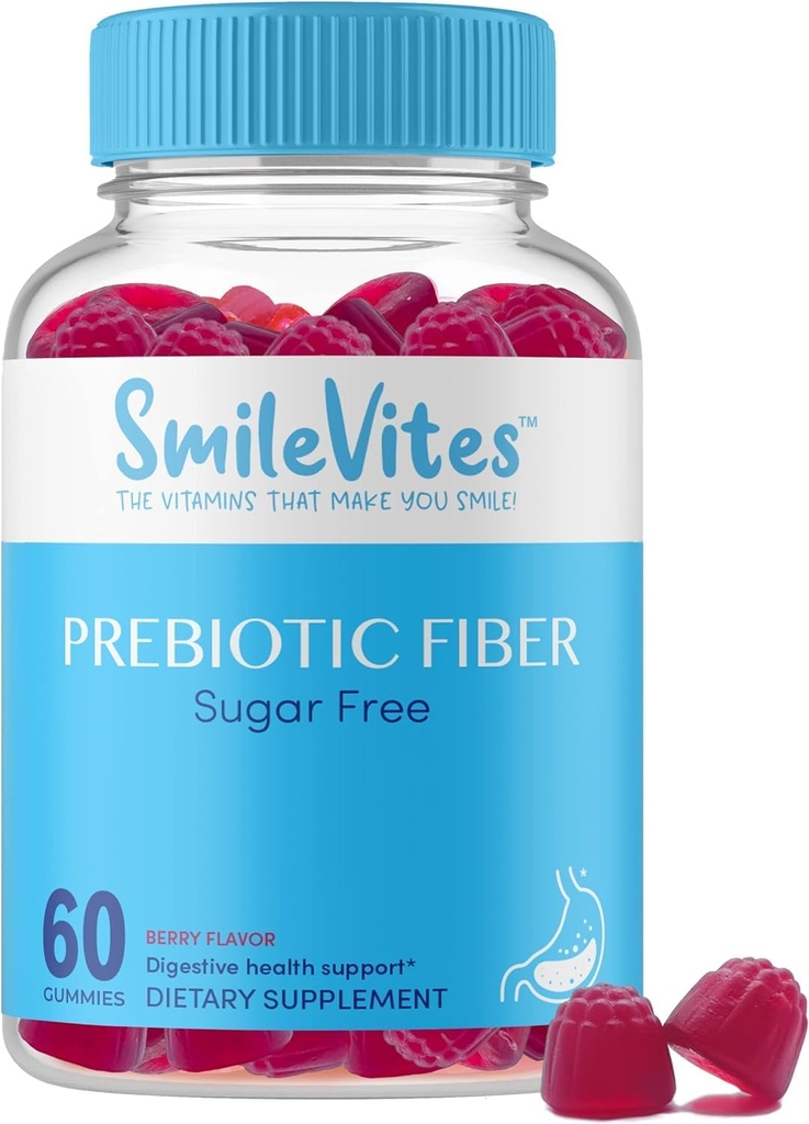 Prebiotic Fiber Gummies for Digestive Health 
