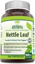 Secrete vegetale Nettle Leaf 900 Mg Per Servire 240 Capsule Supliment - Suporturi tract urinar și prostată -Suporturi de sănătate respiratorie superioară