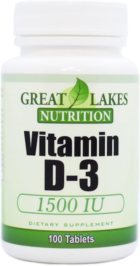 Vitamina D-3 cu potenţă mare 1,500 UI (3 ambalaj)