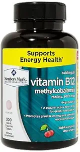 Membri Mark Vitamina sublinguala B12 5000mcg (300 Count) (3 ambalaj)