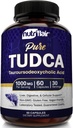 NutriFlair Pure TUDCA 1000mg - Premium Tauroursodeoxicolic Acid Bile Salts, Detox & Cleanse, Non-GMO, Gluten-Free. Suport ficat, rinichi & Gallbladder- Made in USA, 60 Capsule