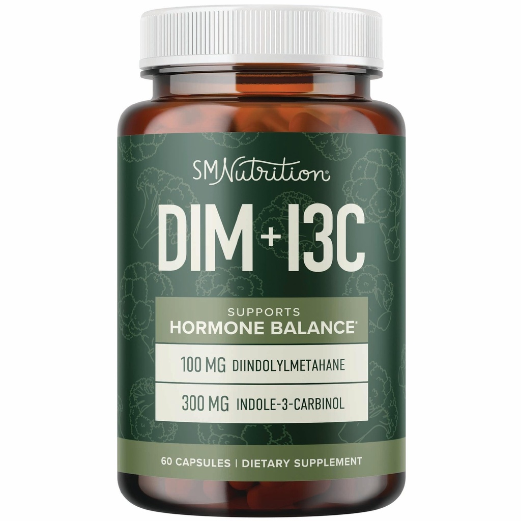 DIM & Indole 3 Carbinol pentru Echilibrul hormonal pentru femei și bărbați 