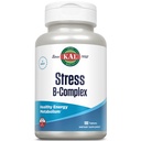 KAL Stress B Complex de vitamine, Vitamina B Complex pentru energie, stres, formarea de celule roșii și suport imunitar, cu vitamina B12, B6 și acid folic, 60-Day Garanție, 50 Serv, 100 comprimate