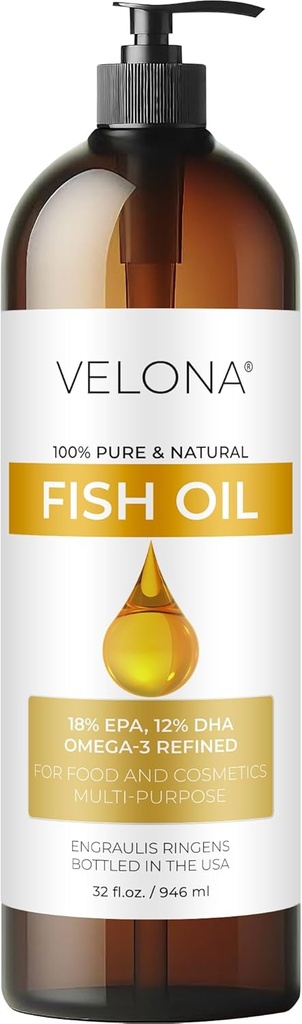 Peste Omega-3 Ulei de Velona - 32 Fl Oz 