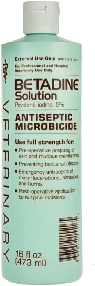 Betadină 5% Soluţie, 16 Fl Oz (Pachet de 1)
