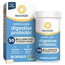 Capsule probiotice de ingrijire in plus, 50 Miliarde CFU Garantate, Zilnic Supplement Suporturi Immune, Digestive, Respirator Sanatate(1), L. Rhamnosus GG, Dairy, Soy si Gluten-Free, 90 Conte