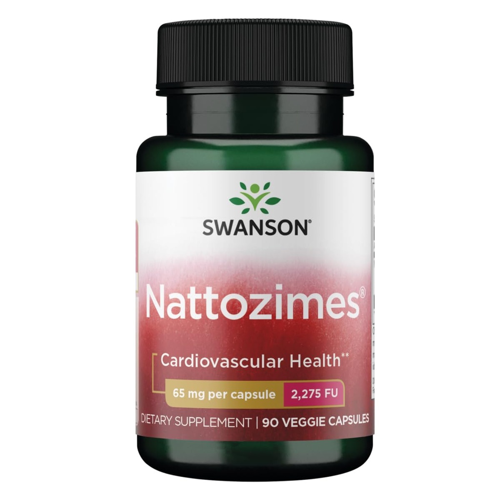 Swanson Nattozimes 65 Milligrams/227 Fu 90 Veg Capsule Enzime