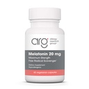 Grupul de cercetare pentru alergii Melatonina 20mg - Melatonină pură, Extra Putere pentru adulţi, Ajutor pentru Somn, Doza mare, Capsule vegetariene - 60 Conte