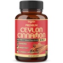Premium Ceylon Cinnamon with Berberine Supplement - 8in1 Turmeric, Ginger, Gymnema & More - Body, Heart & Overall Vitality - 180 Capsules