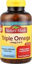 Triple Omega 3-6-9, 150 Softgels valoare dimensiune, Supliment Omega pentru sanatatea inimii