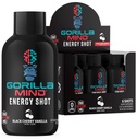 Gorila minte de energie Shots (Pachet de 6) - Enhanced Focus & Energy, Sugar-Free, Fast-Action Formula cu vitamine și extracte naturale (Black Cherry Vanilla)