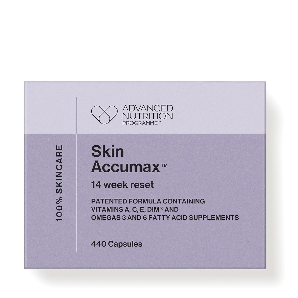 Jane iredale Piele Accumax Supliment nutritional Capsule Îmbunătățește Acnee & Promovează Skin Healthy Conține vitamina A, C și E Vegan & Gluten-Free