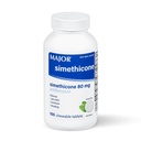 Relief de gaze cu Simethicone 80 mg - Anti Flatulenţă, Blooting şi gaz - 100 comprimate masticabile (1 ambalaj)