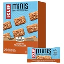 CLIF BAR Minis - Unt de arahide crocant - Made with Organic Oats - 5g Proteine - Non-GMO - Plant based - Snack-Size Energy Bars - 0.99 oz. (20 Pack)
