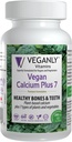 Vitamine VEGANLY-Vegan Calciu Plus 7 pentru oase sănătoase și dinți (60 capace) Supliment pe bază de plante