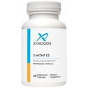 XYMOGEN 5-MTHF ES - 17.000 mcg DFE - Bioactive Folate Supplement as Quatrefolic - Mood, Cardiovascular + Methylation Support - Vitamin B Metil Folate as L Metilfolat (60 capsule)