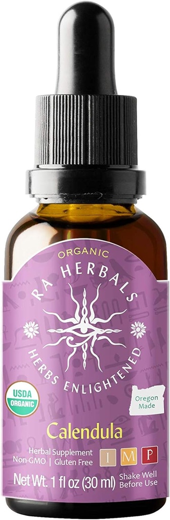 Ra Herbals Organic Calendula Extract lichid - Detox suport - 1 fl oz