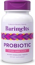 Barimelts Probiotic, 5 Miliarde de CFU - 60 comprimate de eliminare rapidă (2-Luna de aprovizionare) - Probiotice fără zahăr pentru femei, Sprijini sănătatea gut după chirurgie bariatrică, Aroma de cireșe naturale
